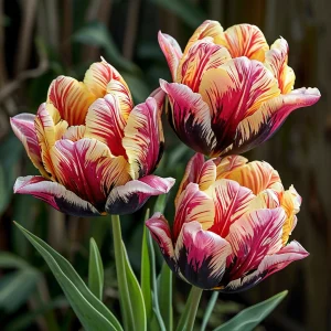 Тюльпан Роял Гарнит купить по цене от 425р. в интернет-магазине «Посадика» с доставкой почтой в в Макарьеве и по всей России – [изображение №1].